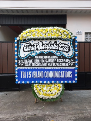Papan Bunga Duka di Sukadame